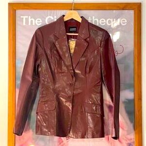 90’s Vintage Jacob Leather Blazer